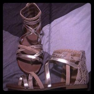 So Gladiator Sandals with Original Box